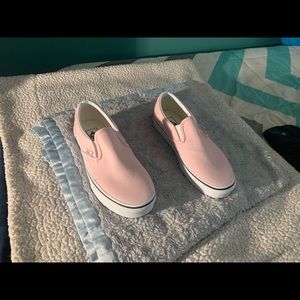 Size 8 VANS Slip-on- pale pink